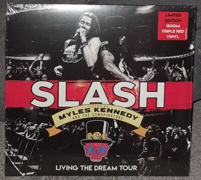 SLASH/MYLES KENNEDY & THE CONSPIRATORS: LIVING THE DREAM SEALED 180gm RED VINYL