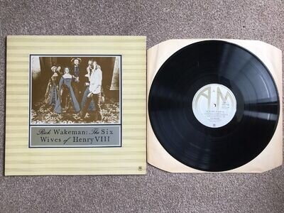 Rick Wakeman six wives 12"inch Vinyl Record LP Gatefold Sleeve