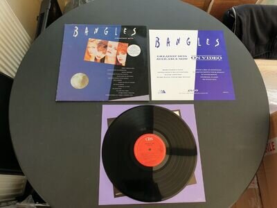 THE BANGLES - GREATEST HITS 1990 UK PRESS 12" VINYL RECORD LP EX/EX