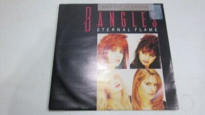 1989 12" Vinyl Single, BANGLES, Eternal Flame, CBS BANGS T5, Black.