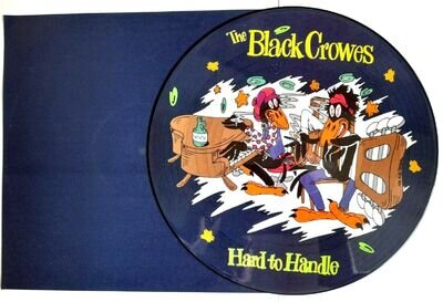 NM/NM The Black Crowes Hard To Handle 1990 12" VINYL Picture Disc Def American