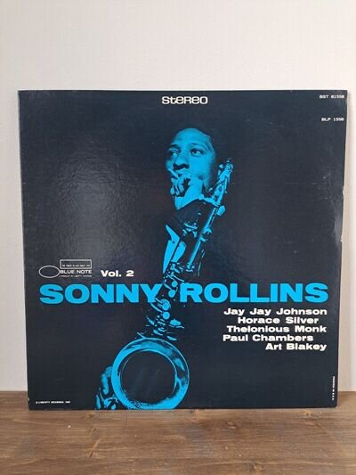 Sonny Rollins Vol. 2 BLUE NOTE LIBERTY first STEREO press 1966 VINYL LP