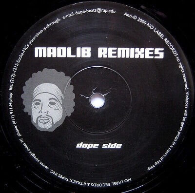 Madlib - Madlib Remixes (12", P/Unofficial) (Near Mint (NM or M-))