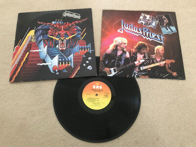 JUDAS PRIEST DEFENDERS OF THE FAITH 1984 UK VINYL LP (EX)