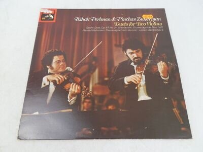 ASD 3430 Duets for Two Violins Itzhak Perlman Pinchas Zukerman VG VINYL LP