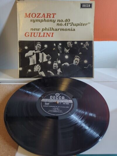 SXL 6225 ED2 Mozart Symphony no. 40 & 41 Giulini EXCELLENT Decca WBg