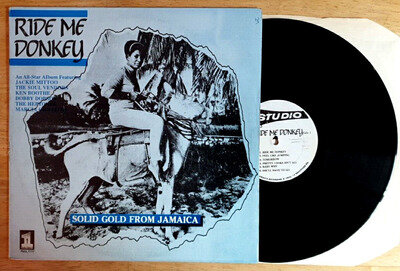 Various Artists - Ride Me Donkey Vinyl LP. Jamaica. 1968. Studio 1. VG+/VG+