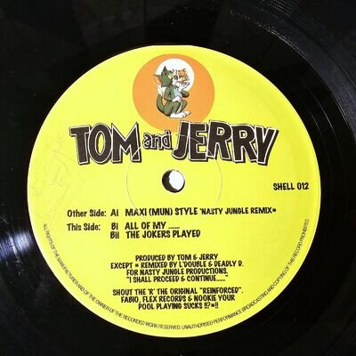 Tom And Jerry – Maxi (Mun) Style (Nasty Jungle Remix) Rare 10" Jungle 2002