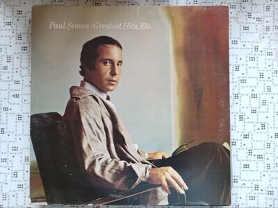 PAUL SIMON GREATEST HITS,ETC GATEFOLD VINYL LP CBS 10007 EXC