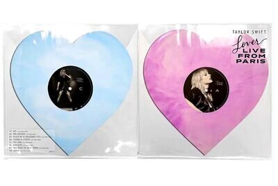 Taylor Swift Lover Live From Paris Heart Shaped Double Vinyl