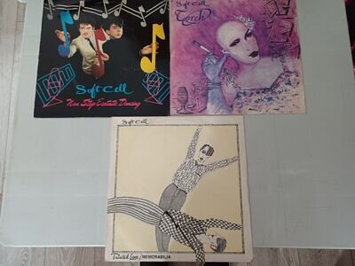 Job Lot X3 Soft Cell Vinyl 12" Albums X2 Single X1 Torch Non Stop Exotic Dancing