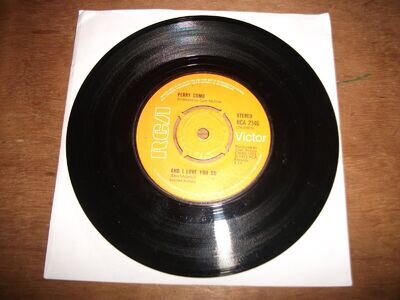 Vinyl 7 inch Single, PERRY COMO, And I love you so, 1973, RCA2346