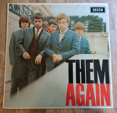 Them LP Again UK Decca Mono 1st Press -1B -1B INCREDIBLE AUDIO DG FLIPBACK PSYCH