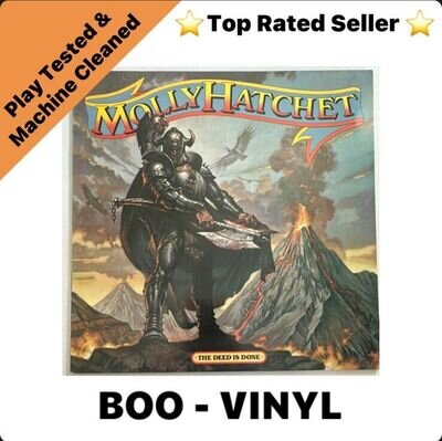 Molly Hatchet The Deed Is Done Vinyl Lp Record Southern Rock EX / EX Condition