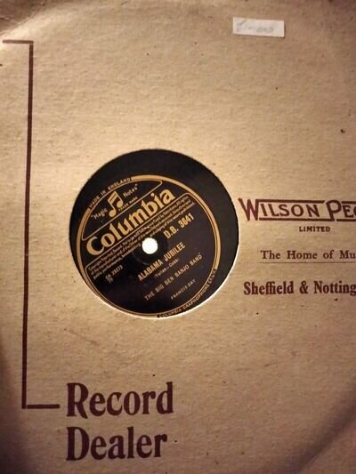 Big Ben Banjo Band-Sweet Georgia Brown/Alabama Jubilee 78RPM Columbia