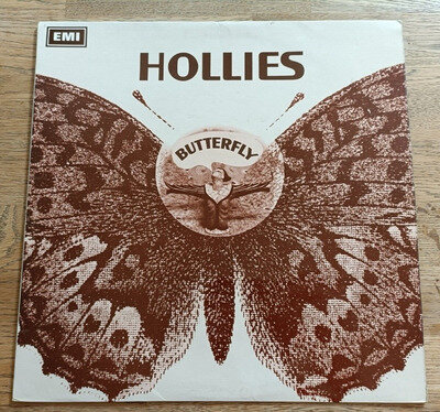 The Hollies LP Butterfly UK Parlophone Stereo 1st Press BEAUTIFUL COVER