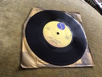 The Ramones - Baby, I Love You / High Risk Insurance 7" - 1980 Sire