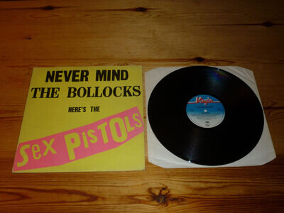 SEX PISTOLS NEVER MIND THE BOLLOCKS VINYL ALBUM RECORD LP ORIGINAL 1977 NR MINT