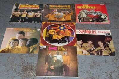 7 x Job Lot Bundle of THE SPINNERS MUSIC 12” Vinyl Records - I3