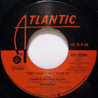 Spinners - They Just Can't Stop It The (Games People Play) (7", Single, Pla)