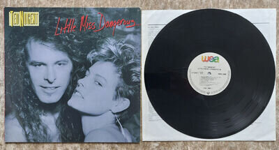 Ted Nugent – Little Miss Dangerous. Original 1986 EU press vinyl LP. Lyric inner