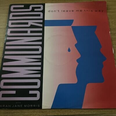 The Communards - Don't Leave Me This Way - 12" original 1986 pressing