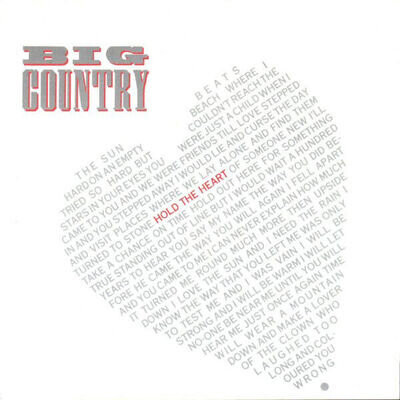 Big Country - Hold The Heart 7", Single Near Mint (NM or M-)