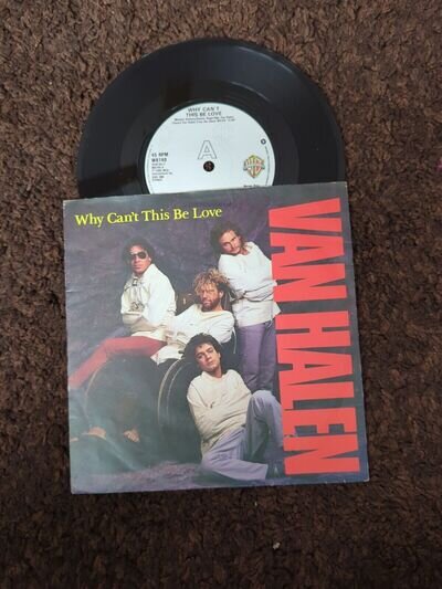 Van Halen – Why Can't This Be Love 7" Vinyl Hard Rock Single W8740