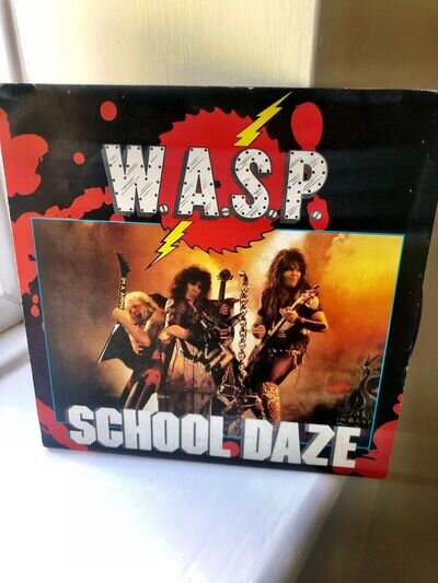 W.A.S.P. 7" Single School Daze w/Poster Sleeve Capitol 1984 UK Press