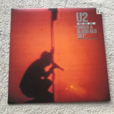 U2 ~ LIVE "UNDER A BLOOD RED SKY" 1983 UK 12" VINYL MINI ALBUM IMA 3 A3-B2 EX