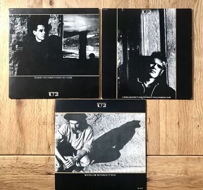 U2 Singles Vinyl Collection - With Or Without You - Where The Streets - Still