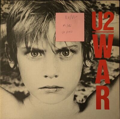 U2 War Vinyl Record EX/VG+ ILPS 9733 1983