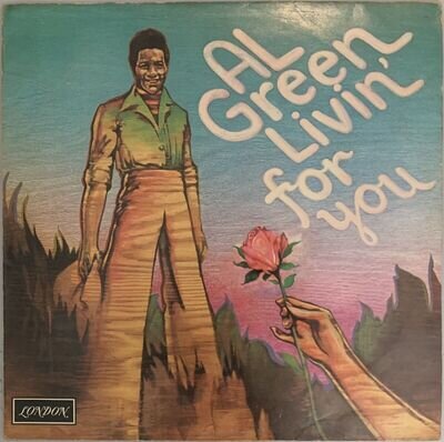 Al Green Livin' For You UK 1973 SHU 8464 Record Good Condition