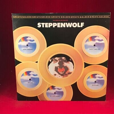 STEPPENWOLF Golden Greats 1985 UK vinyl LP Born To Be Wild best of hits Rock Me