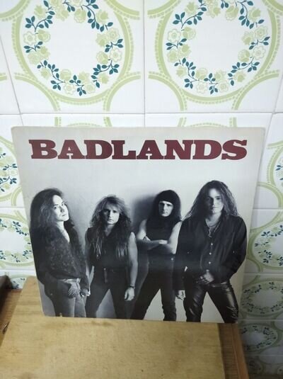 BADLANDS Badlands ULTRA RARE 1989 USA LP VINYL HARD ROCK SUPER