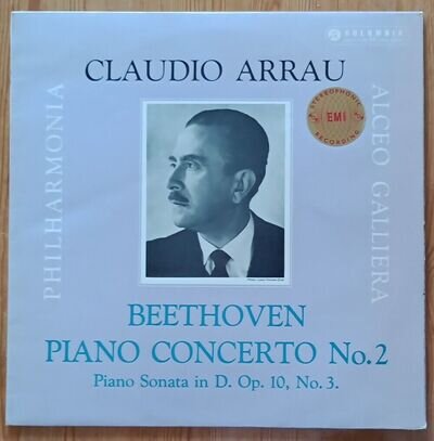 Arrau : Piano Concerto No. 2 - UK ED1 vinyl Beethoven SAX 2346 Columbia 1960