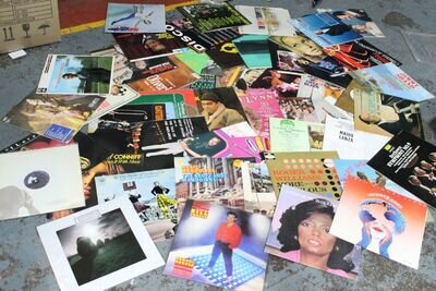 50 X Job Lot Bundle Of 12’ Vinyl Records - Random Mix of Genres Read Description