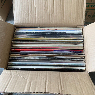 250x Mixed Genre Vinyl Records LPs 12" Job Lot 70s 80s 90s Surprise box!!