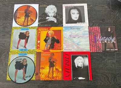 JOB LOT records - Natasha - 10 x 7” singles - 45 rpm