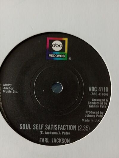 Earl Jackson Soul Satisfaction ABC Northern Soul