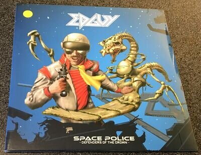 EDGUY-SPACE POLICE-2014 2xLP YELLOW VINYL-LIMITED TO 300-AVANTASIA-NEW & SEALED