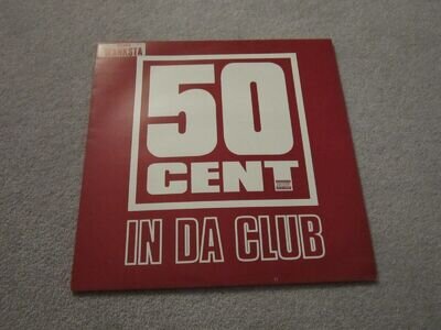 12" record , 50 Cent ,In da club ,2003