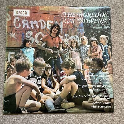 The World Of Cat Stevens UK 1970 Decca SPA 93 12" Vinyl LP ALBUM RECORD VG