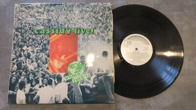 David Cassidy Live! LP 1974 **EX- /EX**RARE DOUBLE SIDED POSTER**