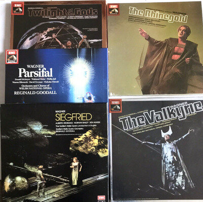 WAGNER Rings Reginald Goodall EMI BOX SETS x5 Siegfried, Valkyrie + Parsifal *WR