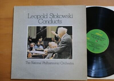 Leopold Stokowski Conducts The National Philharmonic Orchestra 1978 Vinyl NM