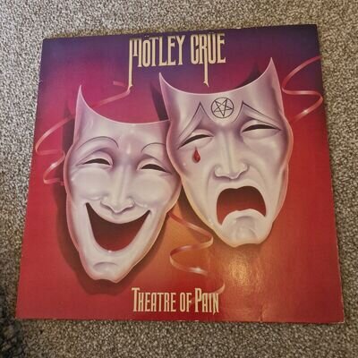 Mötley Crüe – Theatre of Pain Vinyl Album LP 1985 Elektra EKT 8 Original