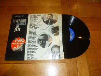 RIVERSIDE GIANTS OF JAZZ - USA 17-track Double Vinyl LP