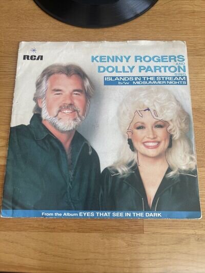 Kenny Rogers And Dolly Parton Islands In The Stream UK 45 7" Single