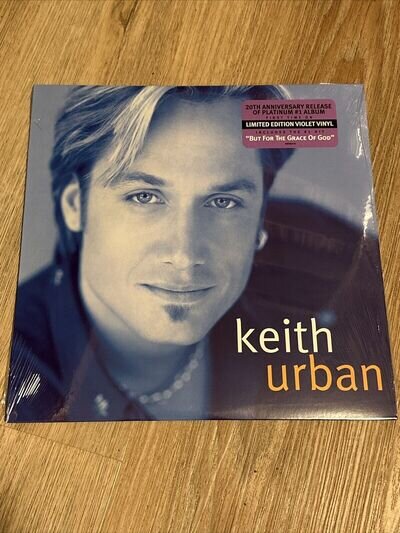 NEW SEALED Keith Urban 20th Anniversary LIMITED EDITION VIOLET VINYL RECORD LP